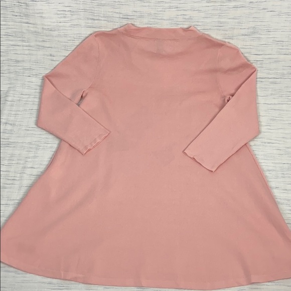 Anne Klein Elbow Sleeve High Low Hem Sweater Small - Picture 5 of 6